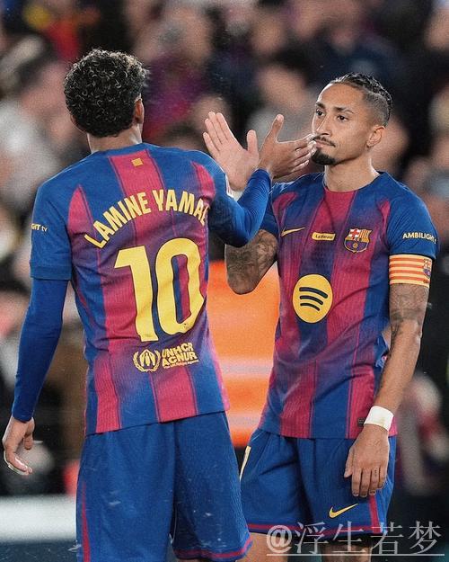 拉菲尼亚双响，巴萨主场2-0击败奥萨苏纳